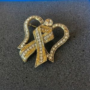 Heidi Daus Breast Cancer & Angel Pin